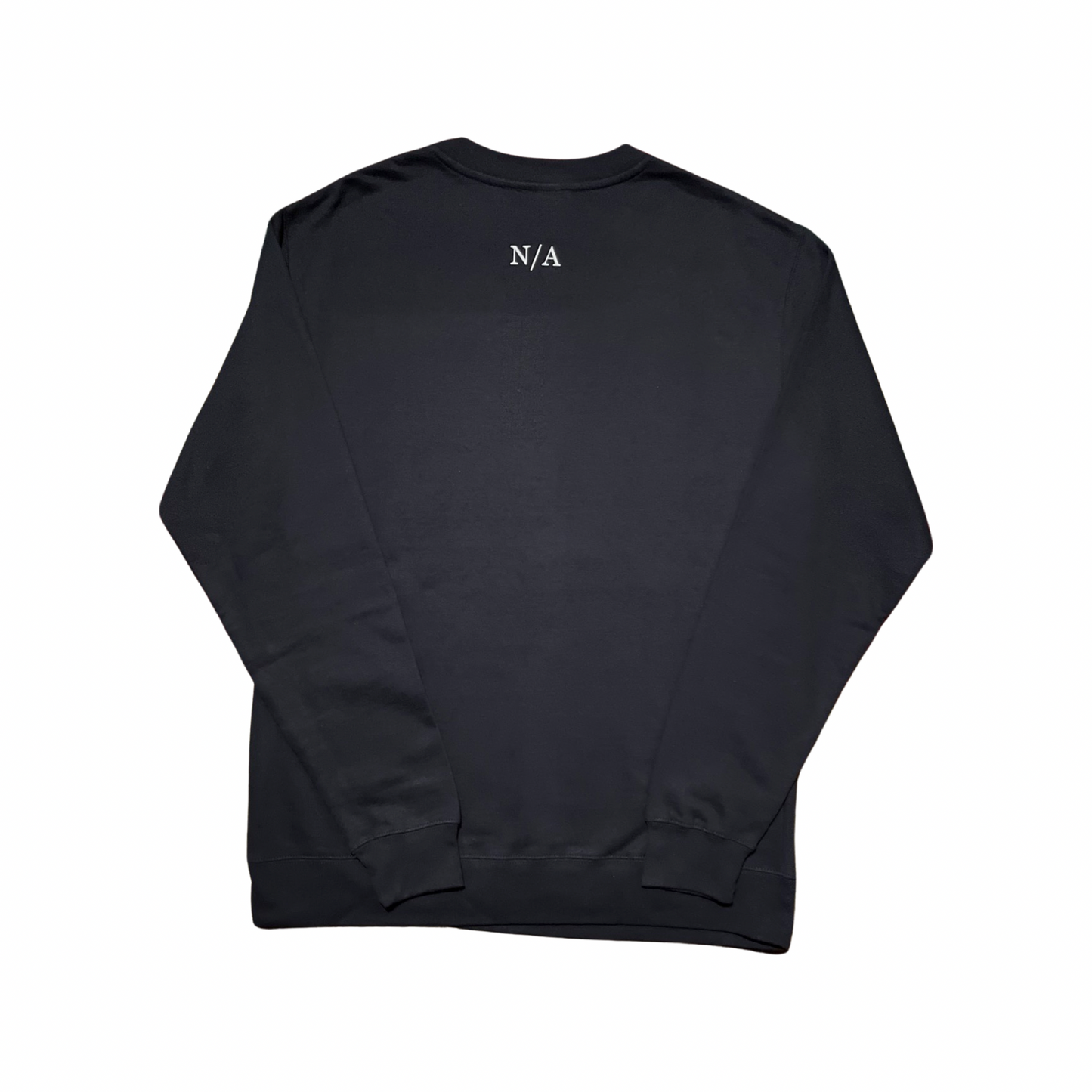 No Agenda. Navy Crewneck