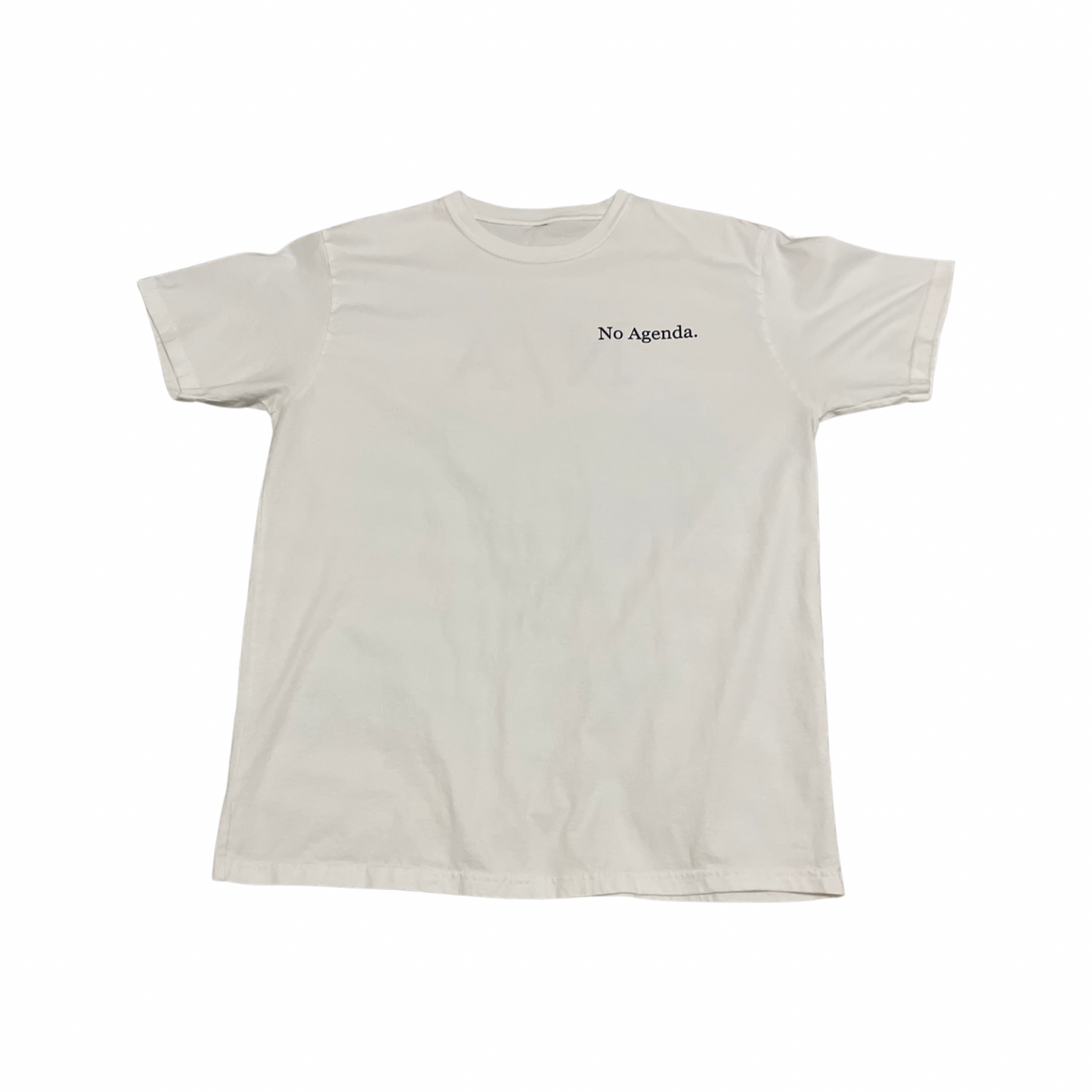 No Agenda. Heavyweight T-Shirt