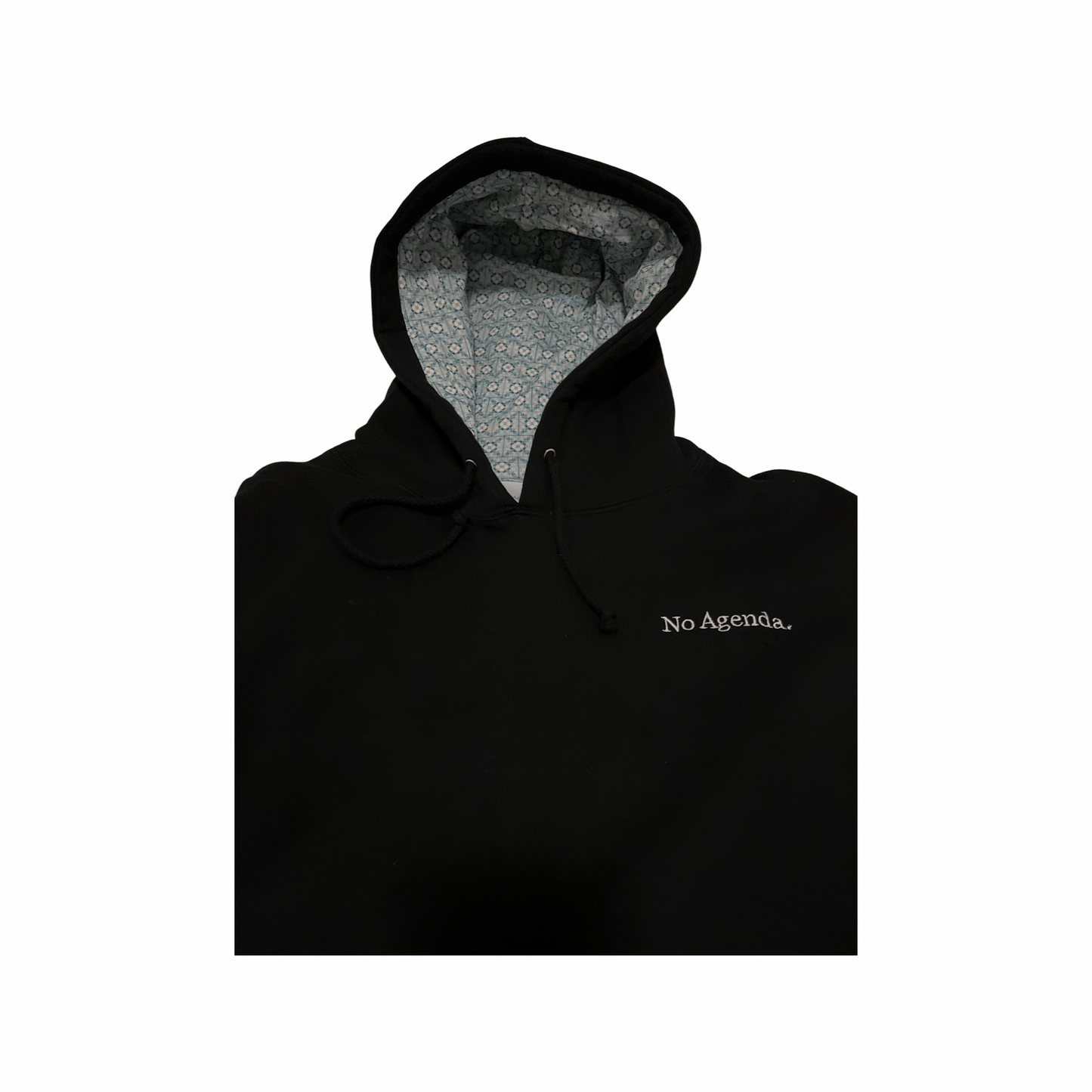 No Agenda. Black Heavyweight Hoodie