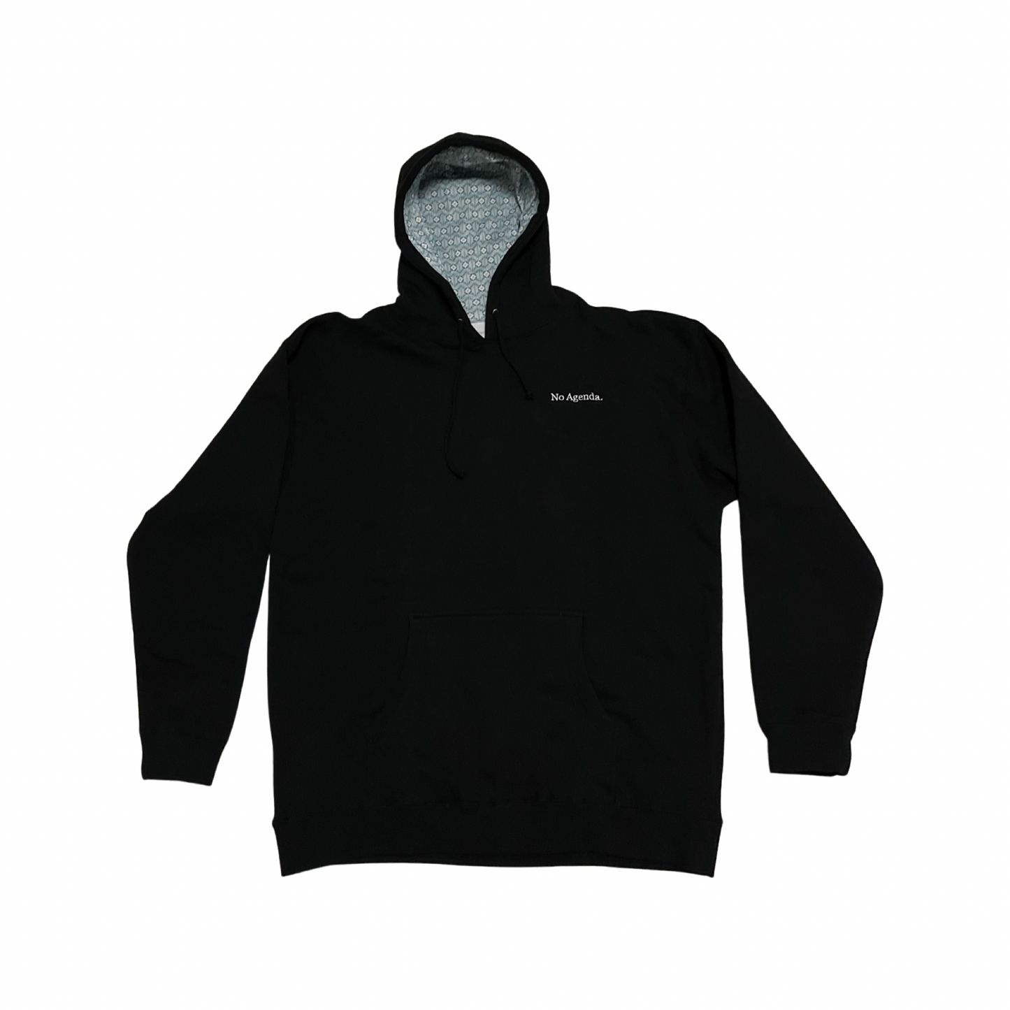 No Agenda. Black Heavyweight Hoodie