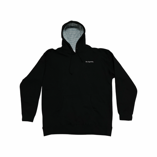 No Agenda. Black Heavyweight Hoodie