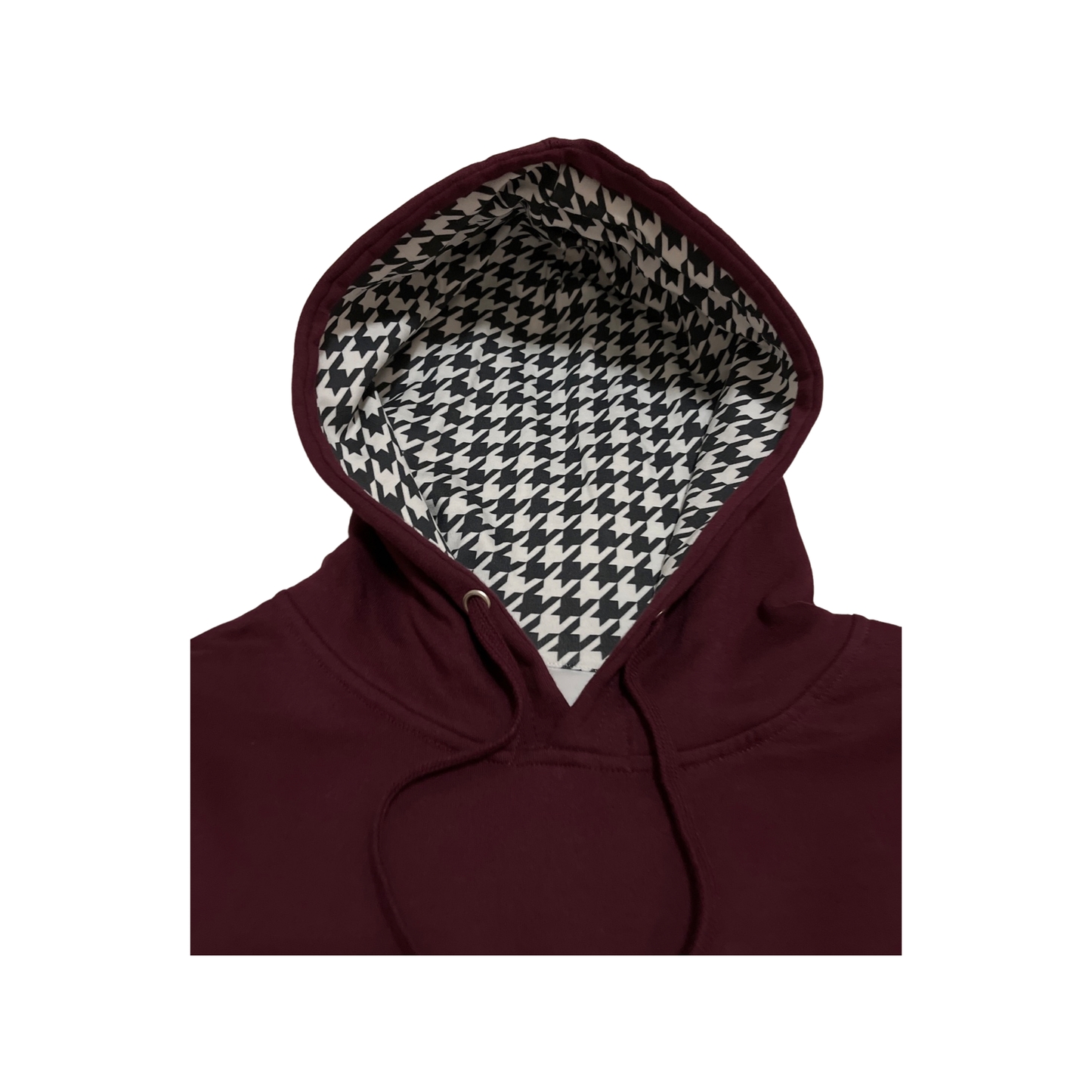 No Agenda.  Maroon Midweight Hoodie