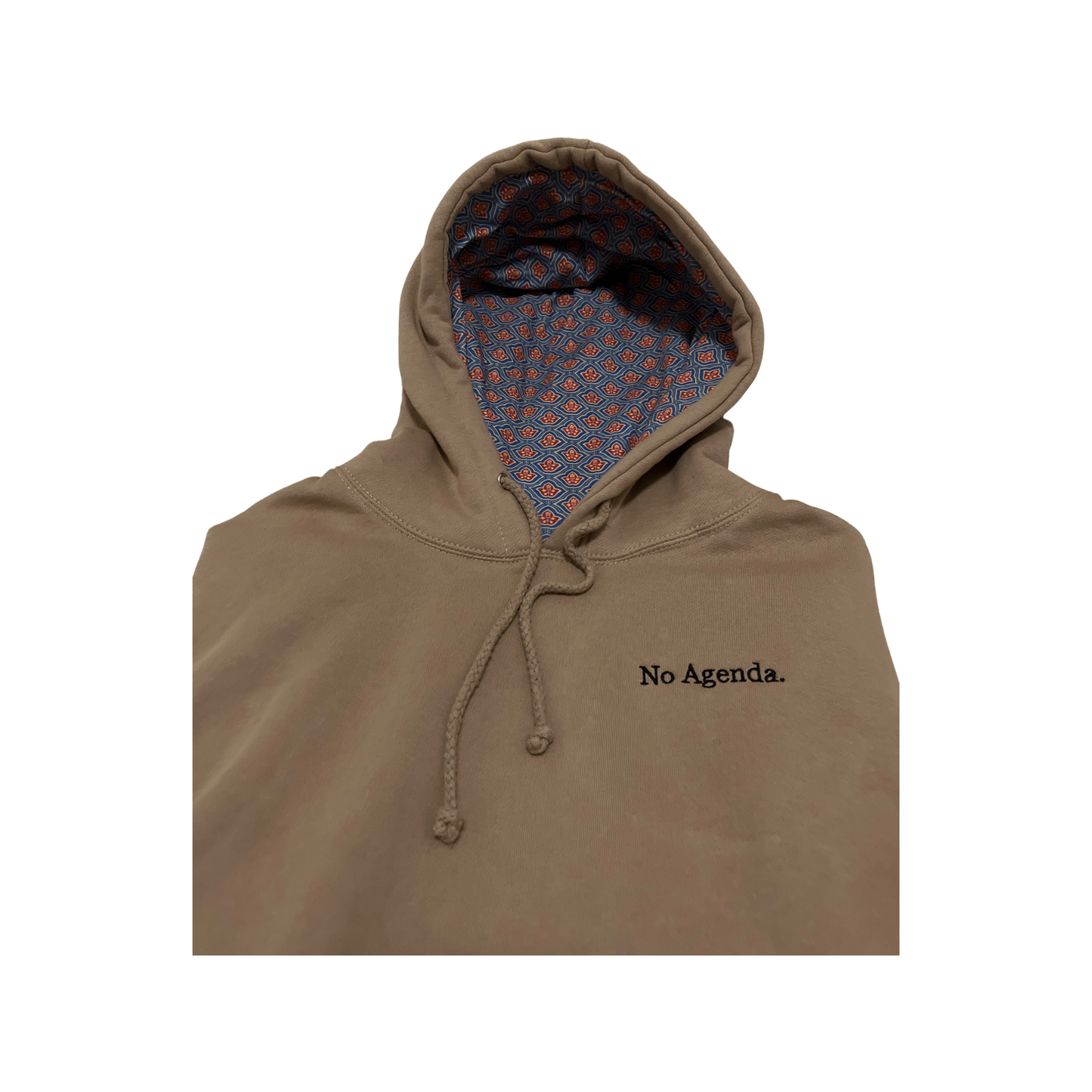 No Agenda. Sandstone Heavyweight Hoodie