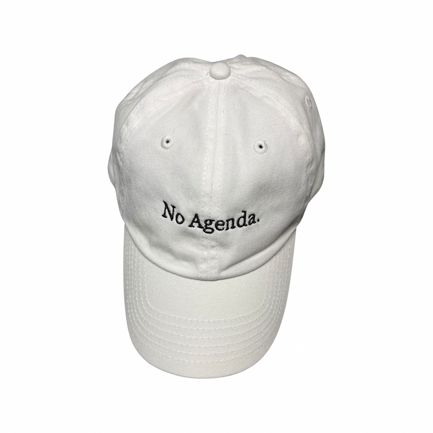 No Agenda. White Hat