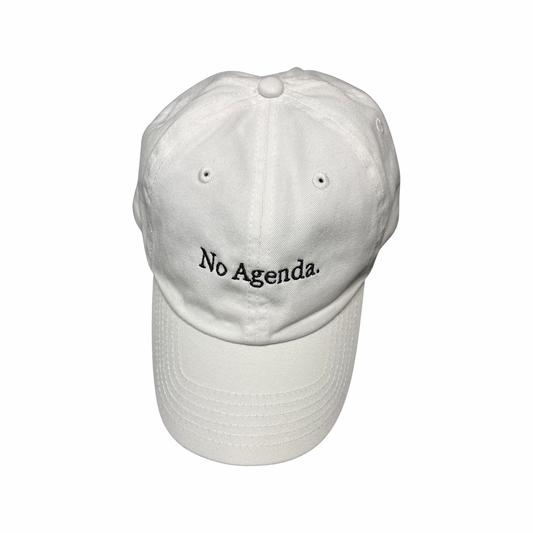 No Agenda. White Hat